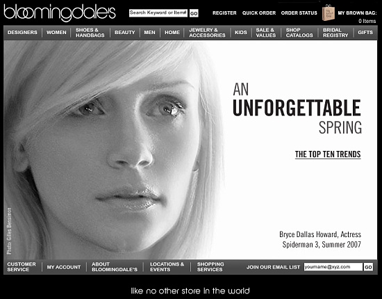 Fab Site: Bloomingdales.com Got a Facelift!